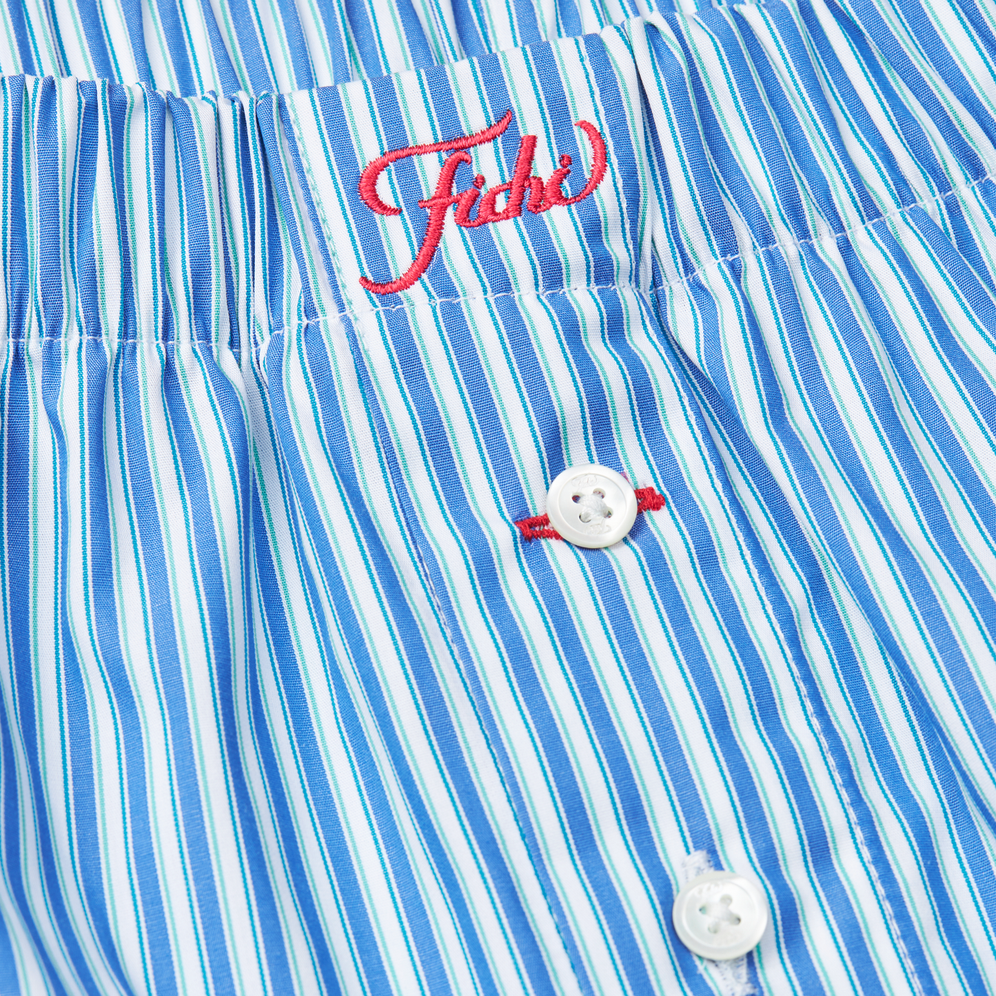 blue & green stripe boxers