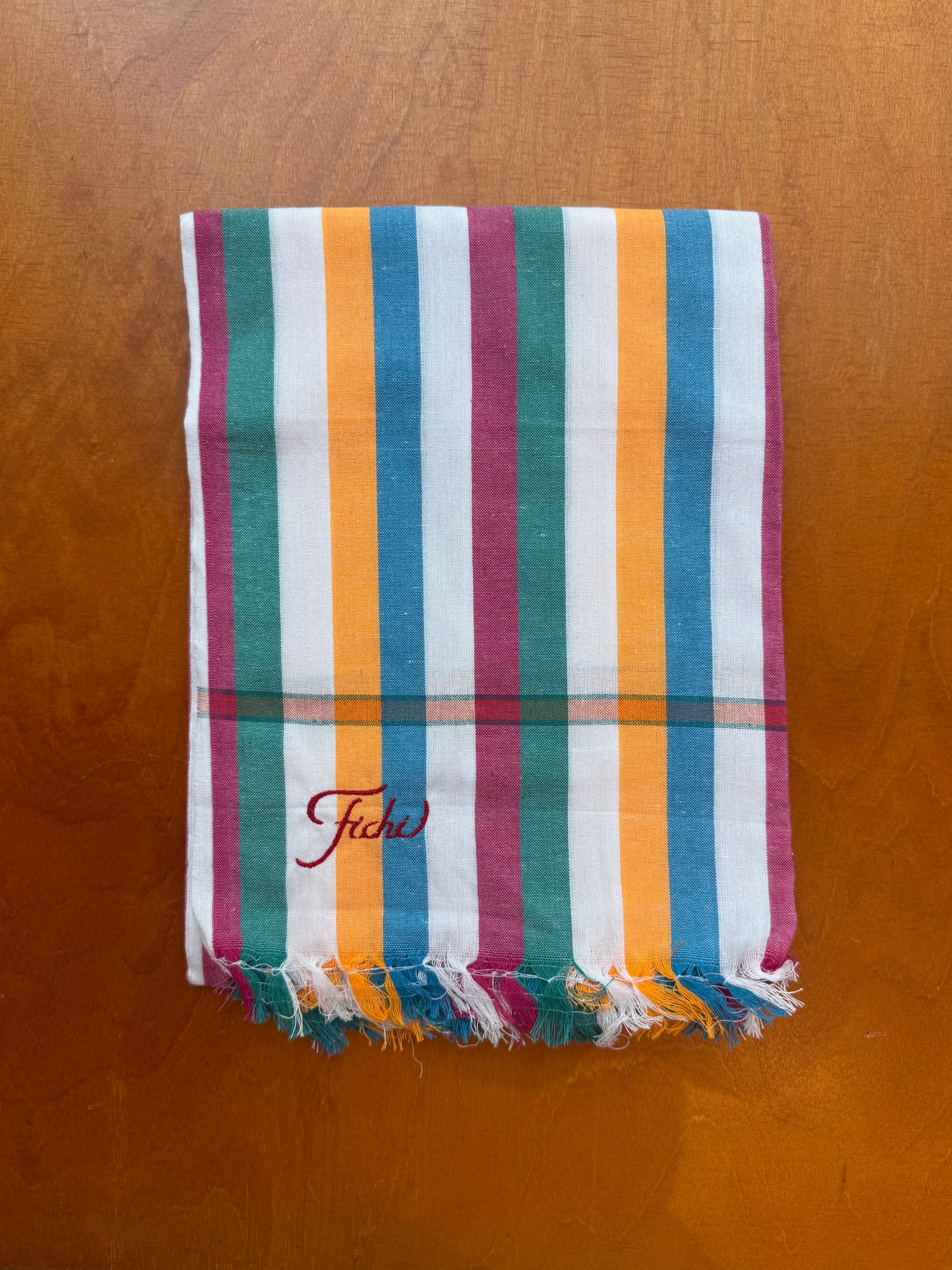 Rainbow beach towel
