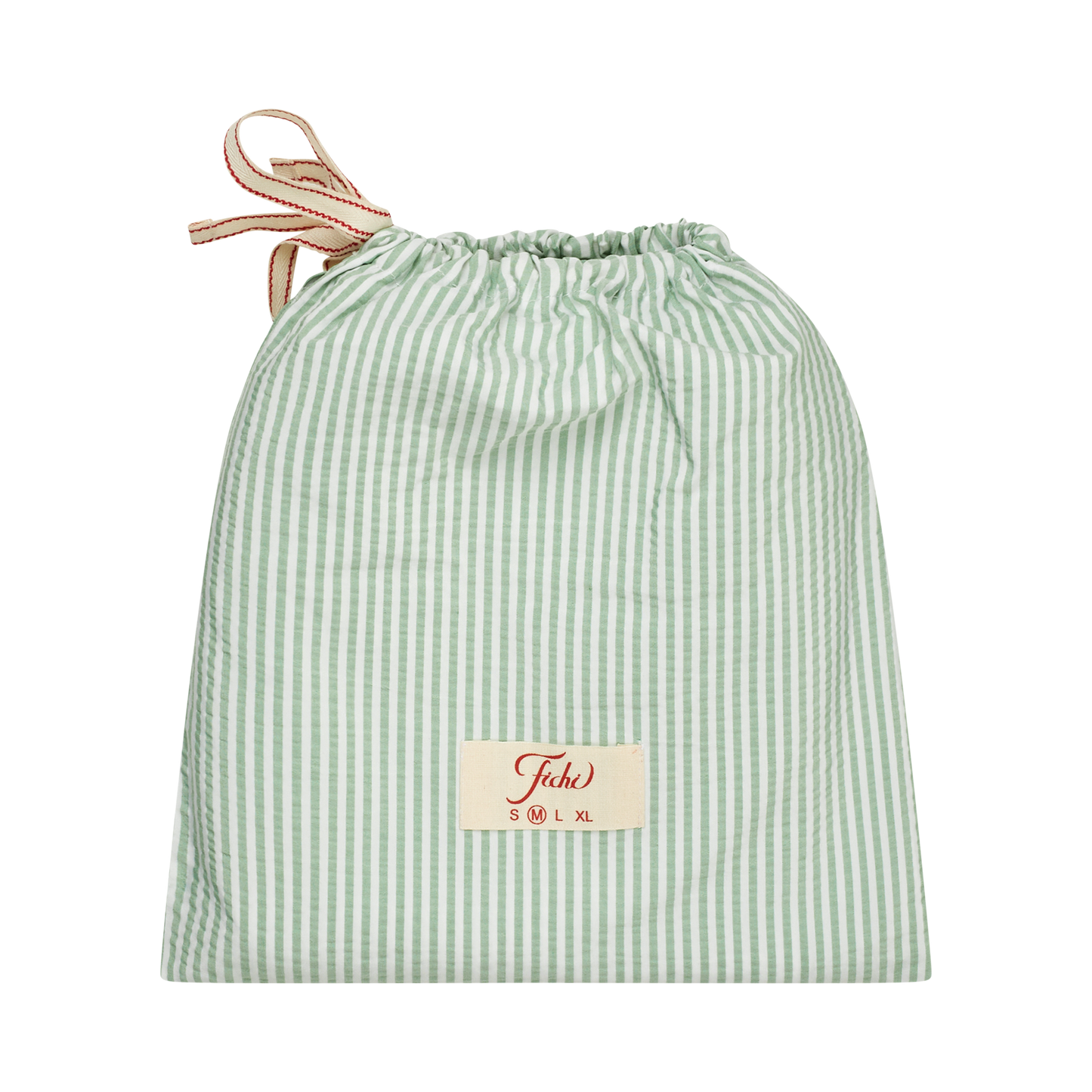 Green stripe swim trunks