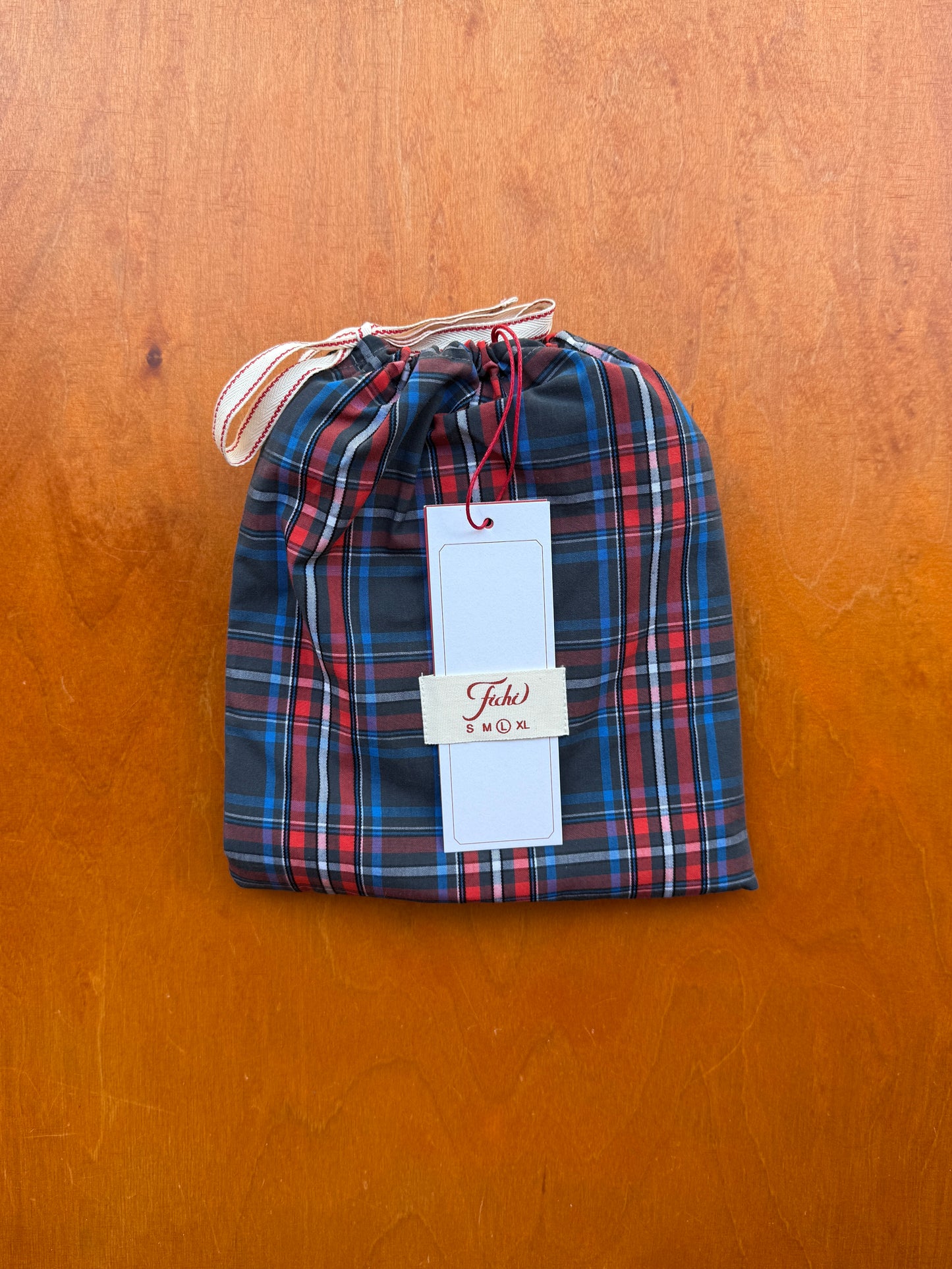 Scottish check boxers