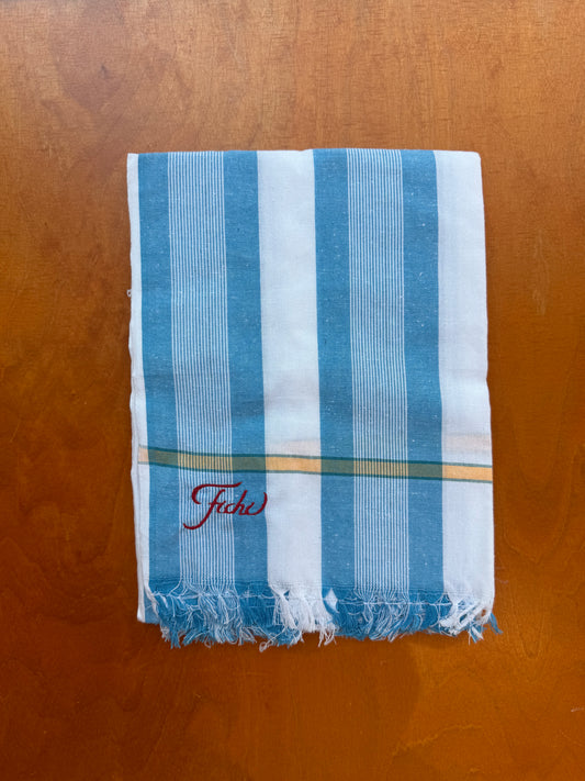 Sky blue beach towel