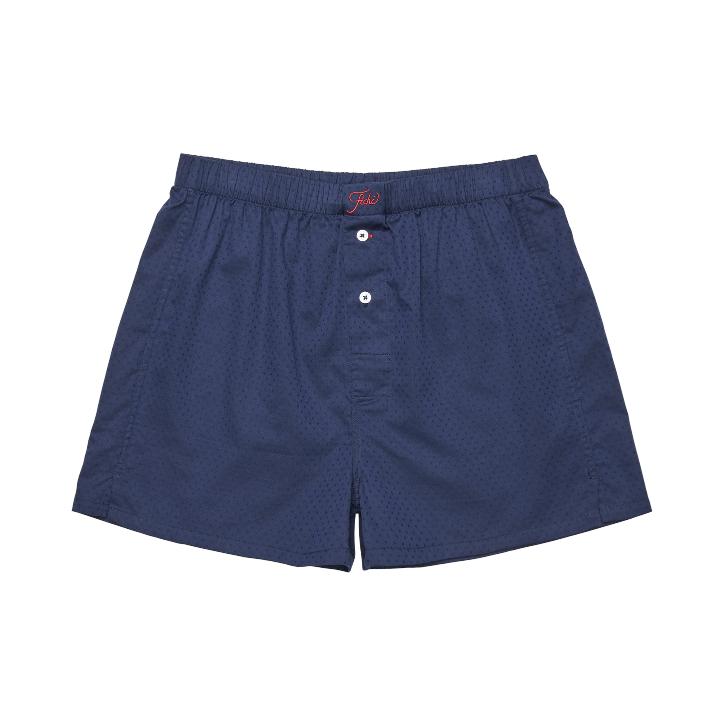 Navy polkadot boxers