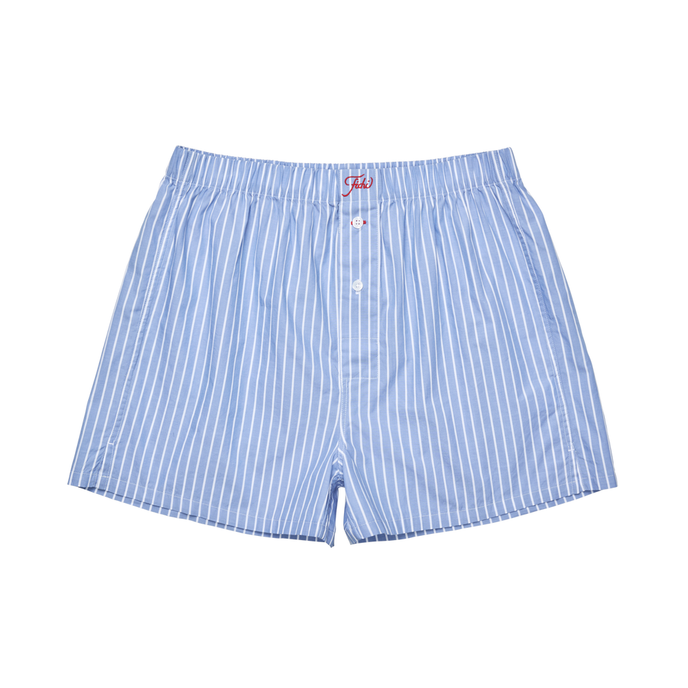 Dusty blue stripe boxers