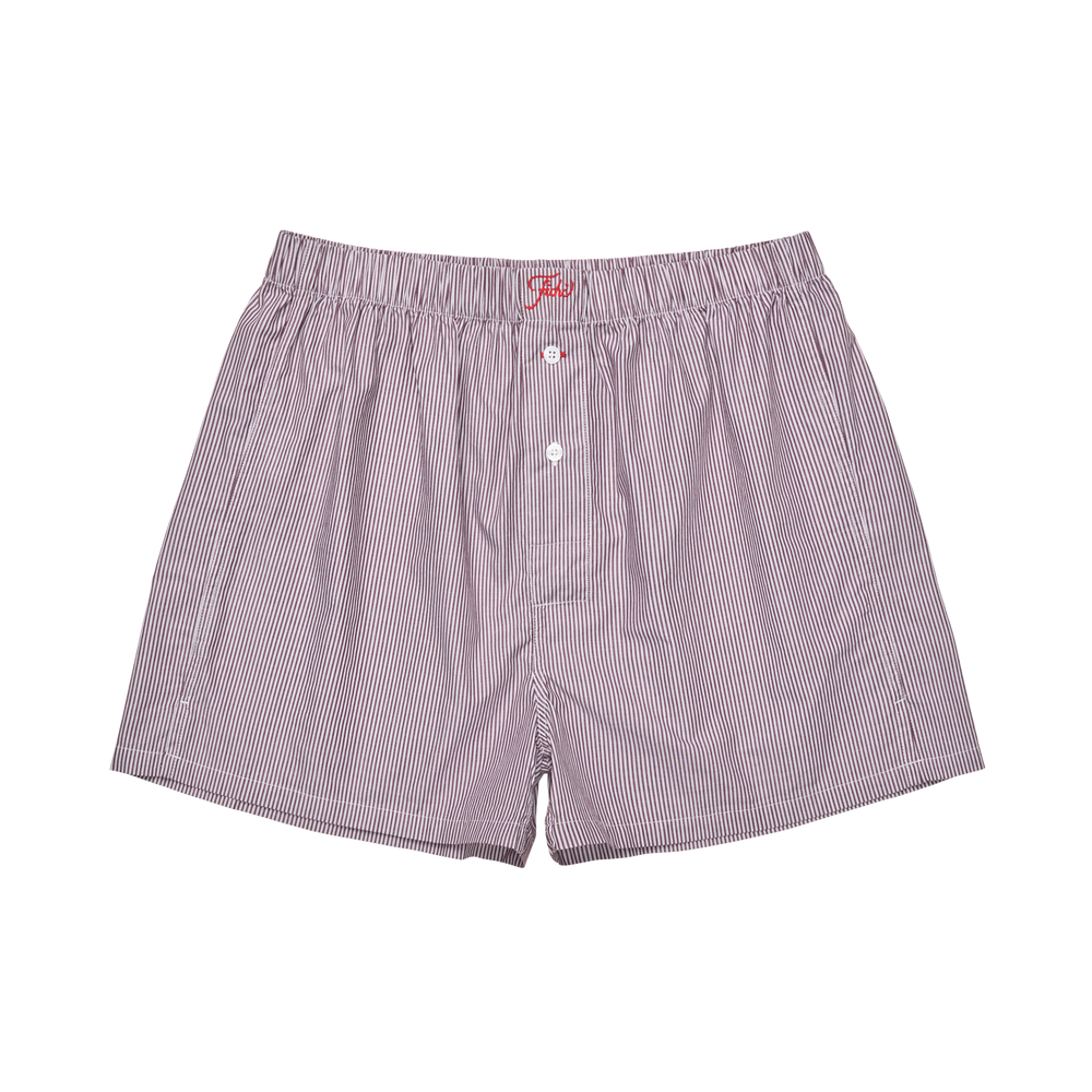 Vintage burgundy stripe boxers