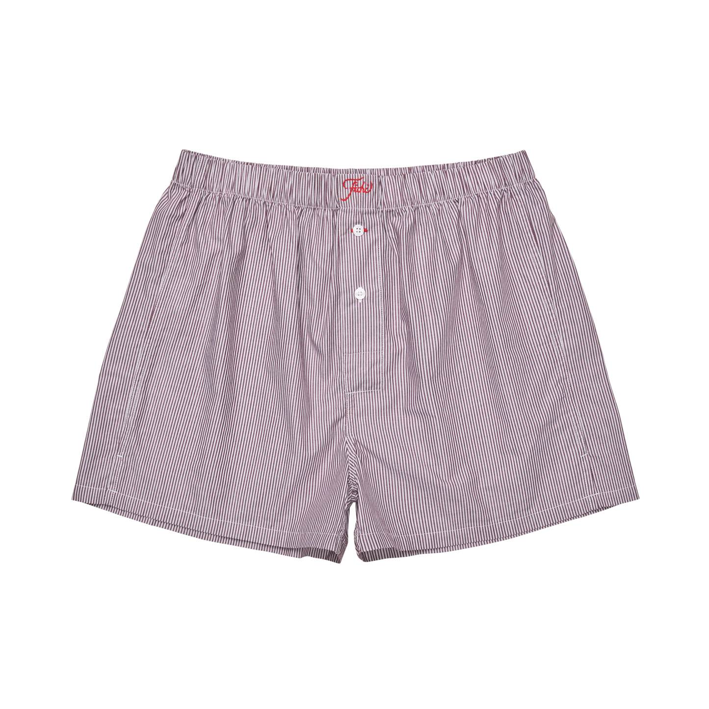 Vintage burgundy stripe boxers