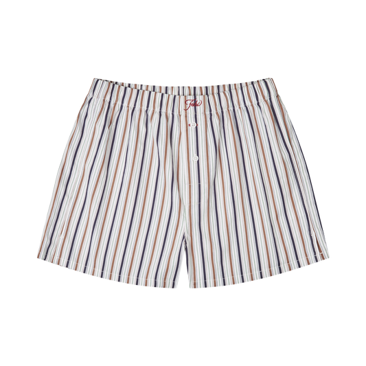 Moss & brown stripe boxers