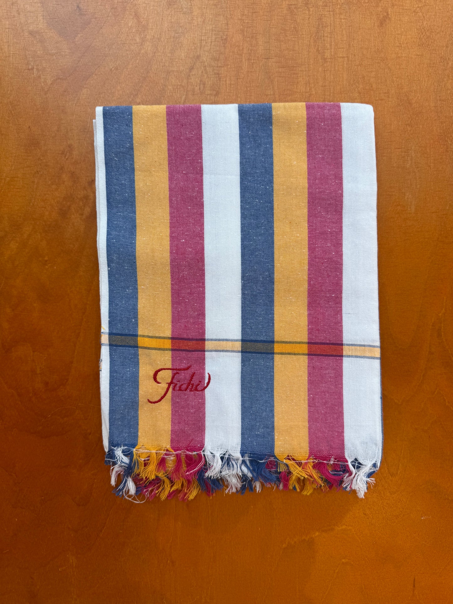 Candy stripe beach towel