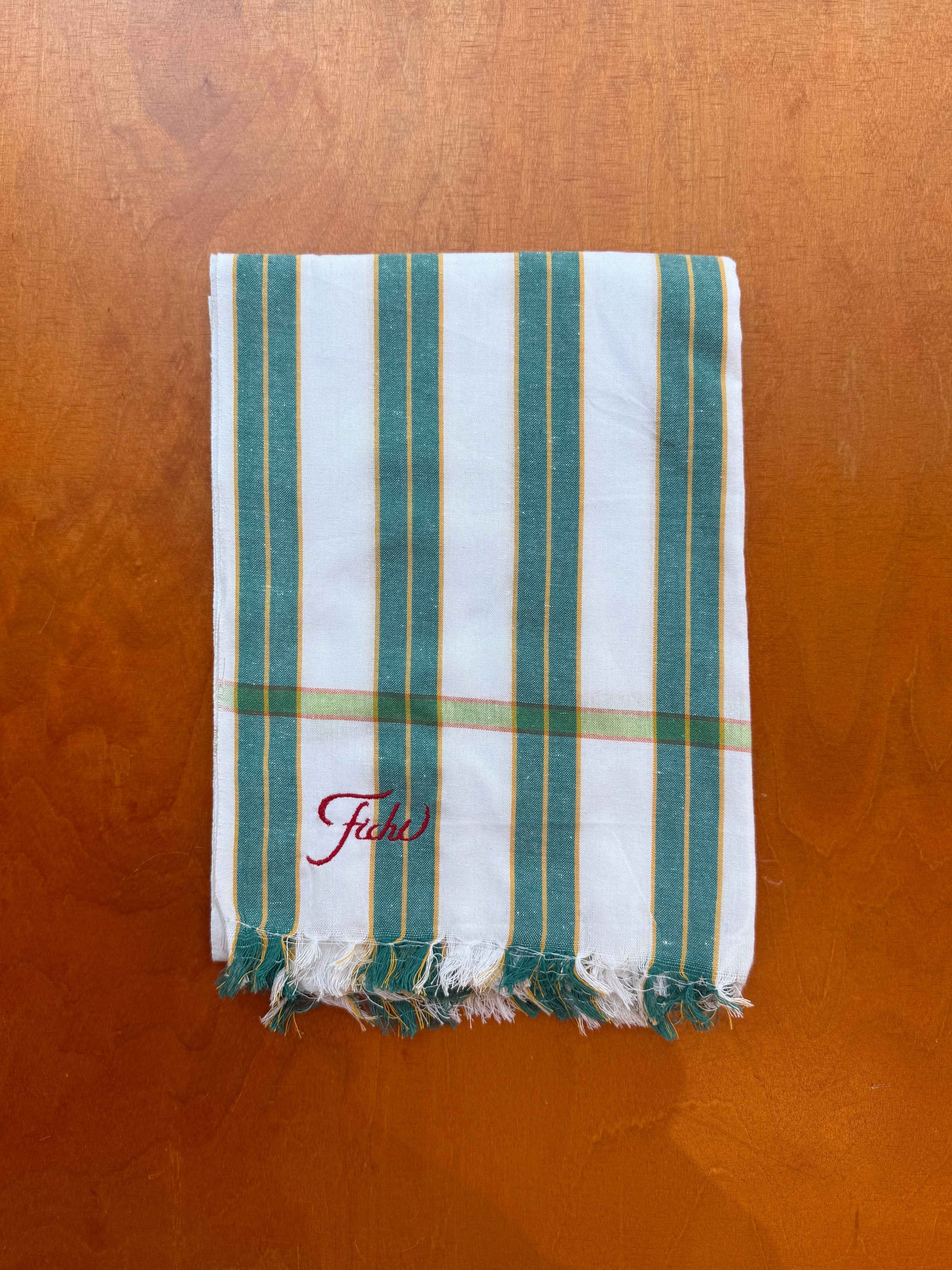 Sky blue beach towel