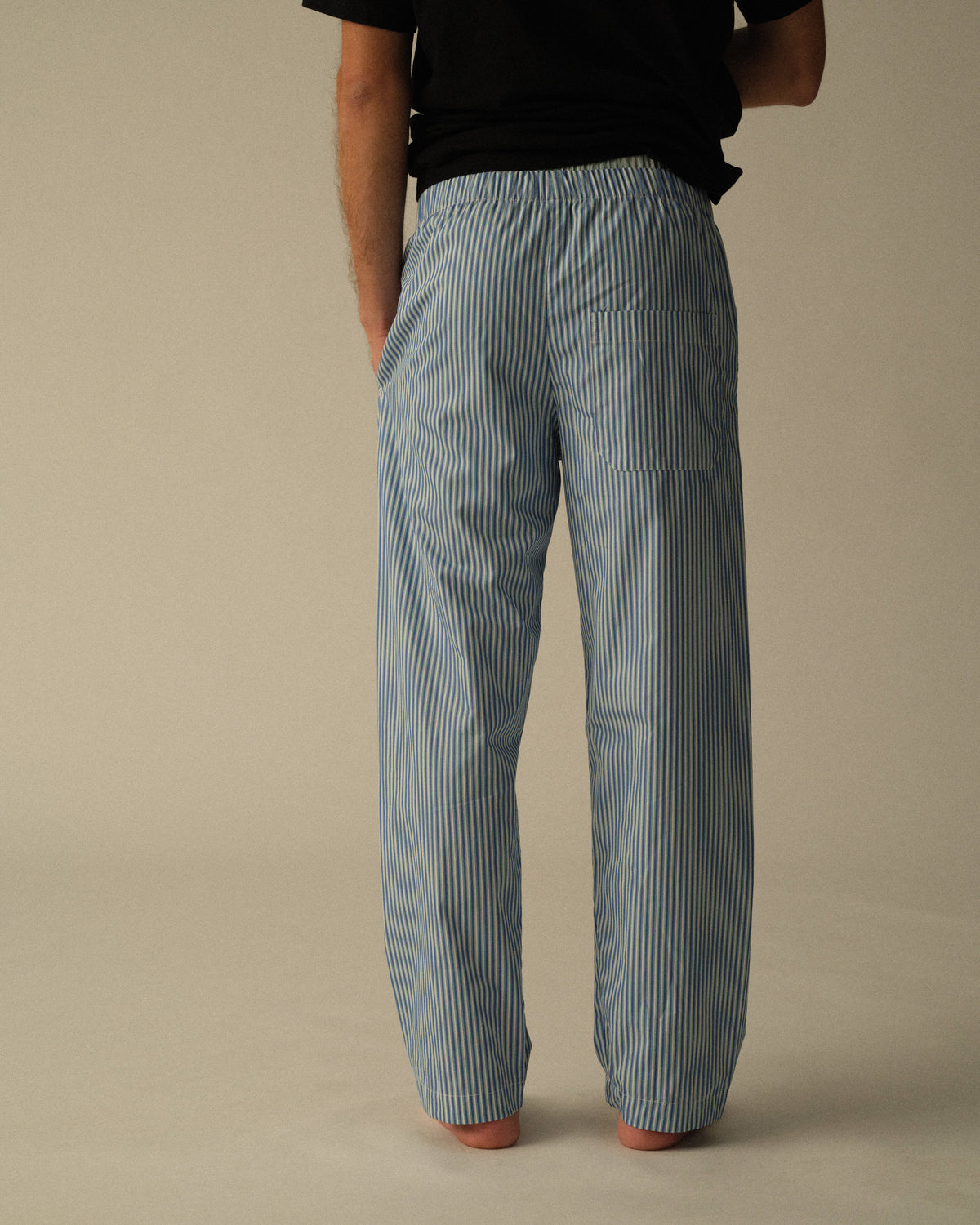 blue & green stripe Long boxers