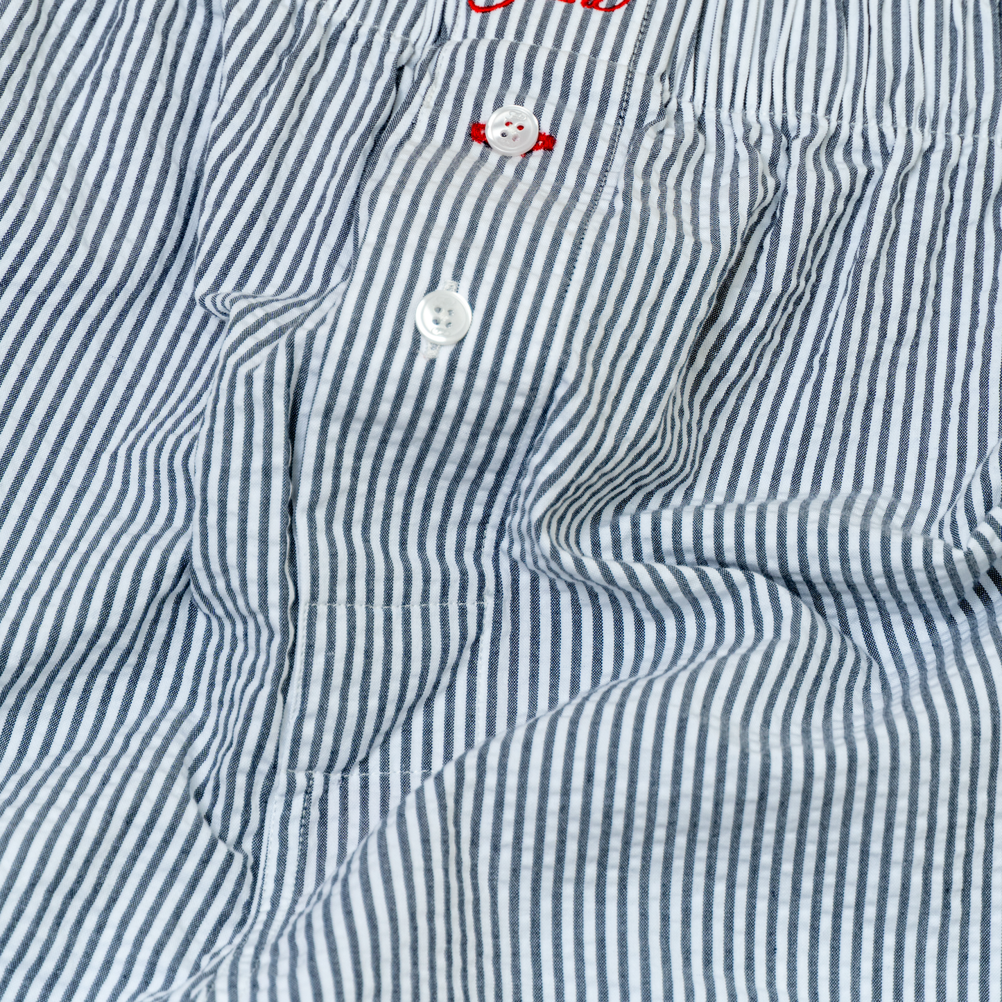 Salt & pepper seersucker boxers