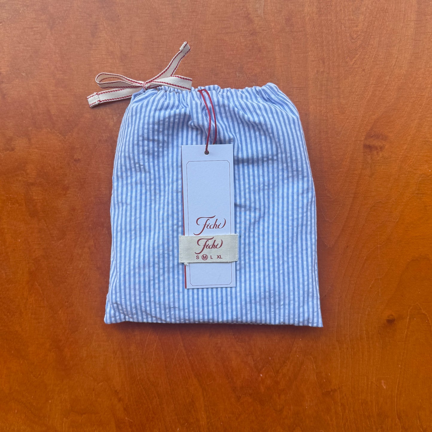 Sky blue seersucker boxers