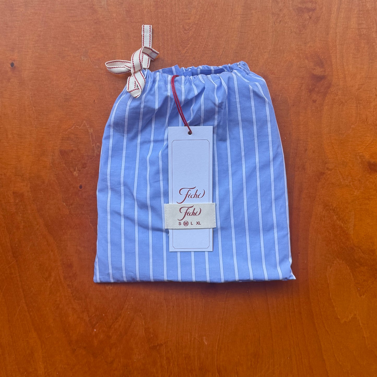 Summer blue stripe boxers
