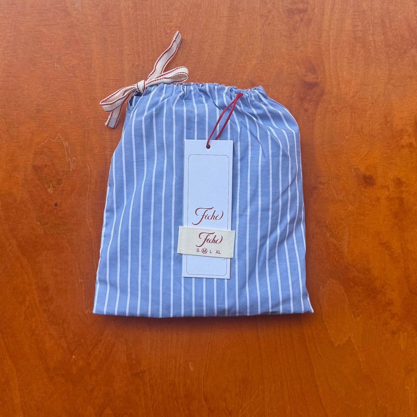 Dusty blue stripe boxers