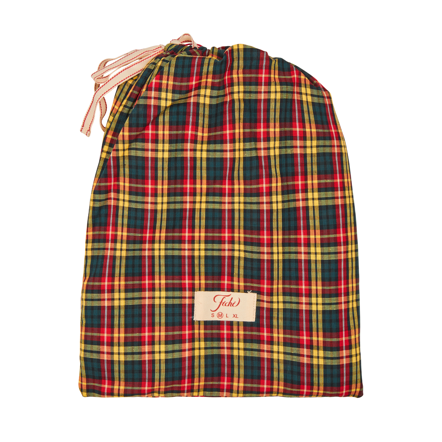 Royal red check trio shirt