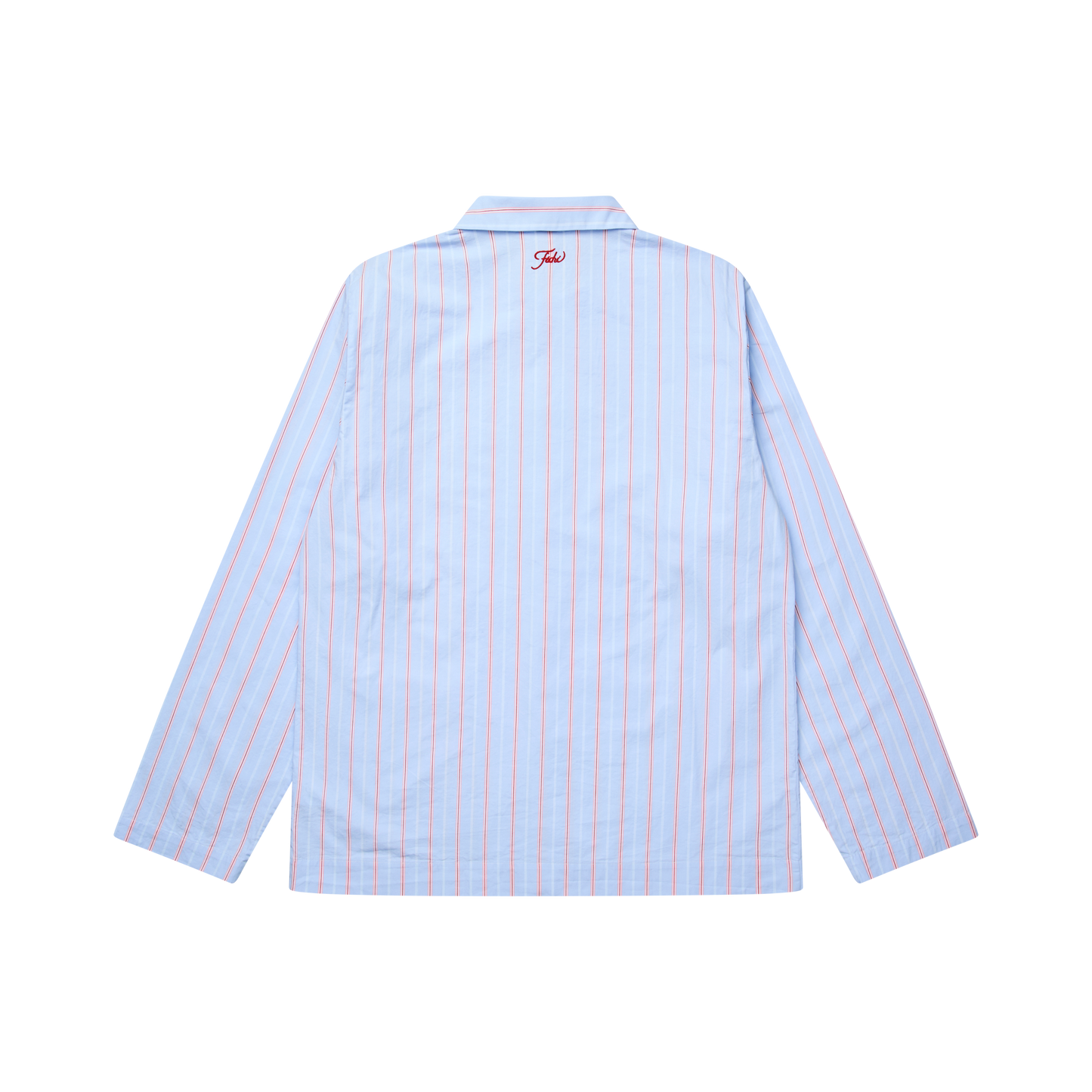 パープルチェックシャツ