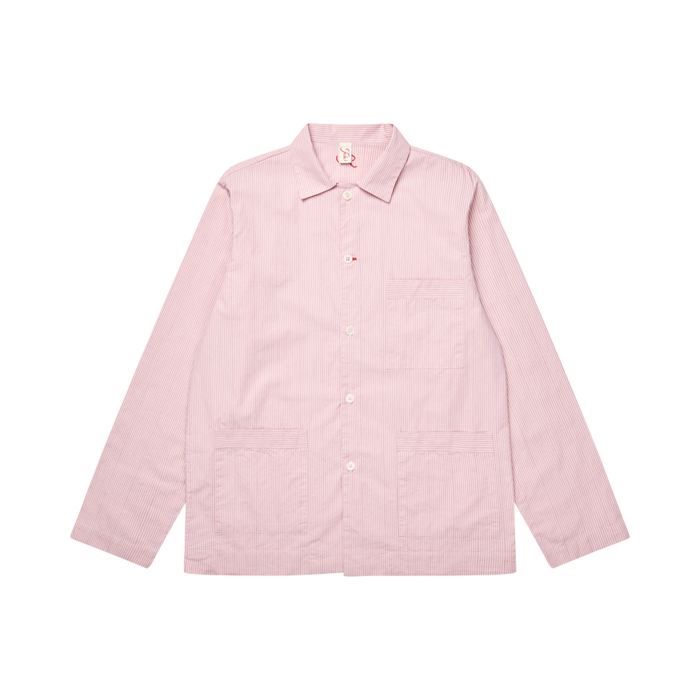Soft pink stripe trio shirt