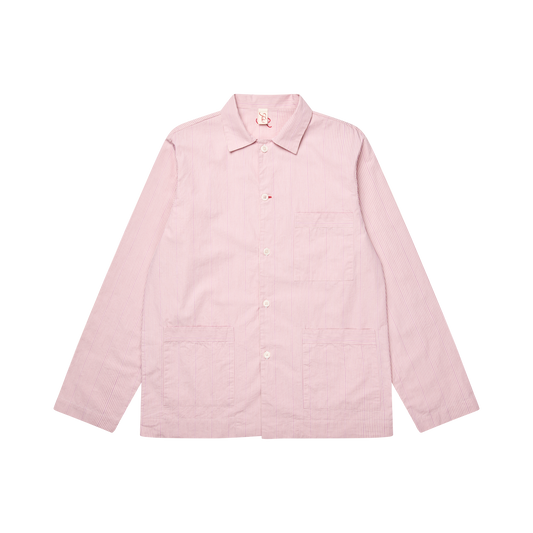 Soft pink stripe trio shirt