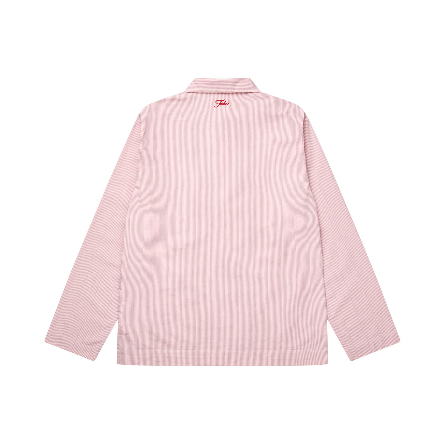 パープルチェックシャツ