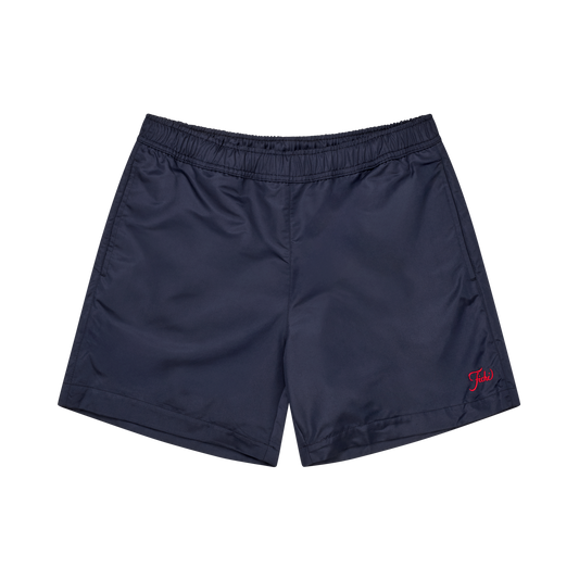 navy swim trunks