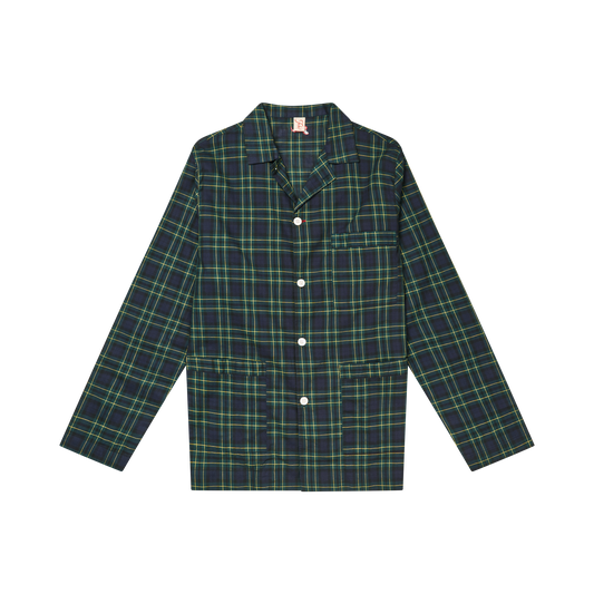 Royal green check trio shirt