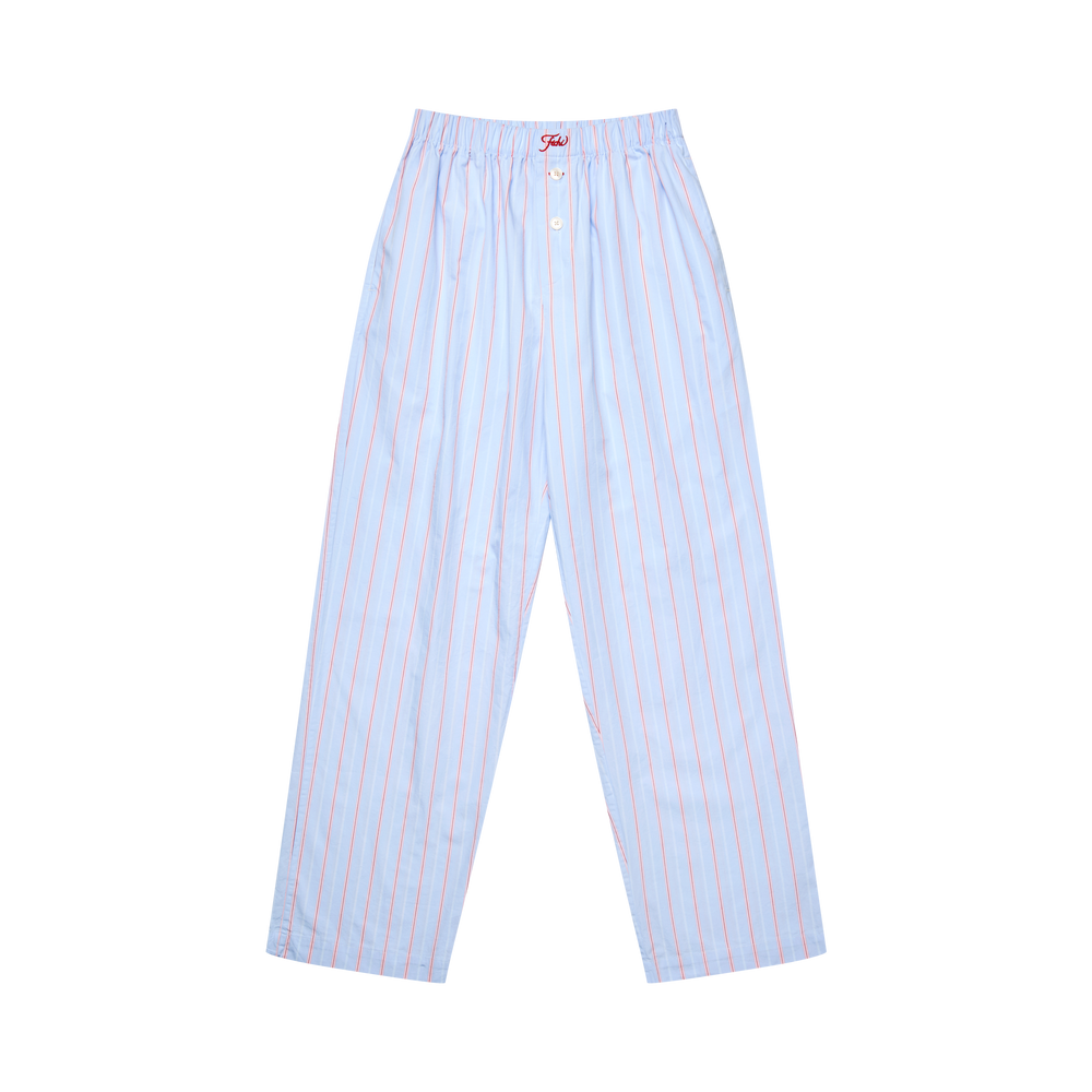 Blue candy stripe long boxers