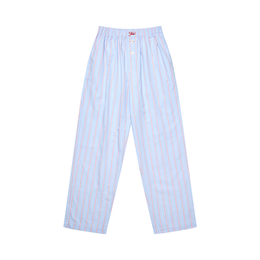 Blue candy stripe long boxers