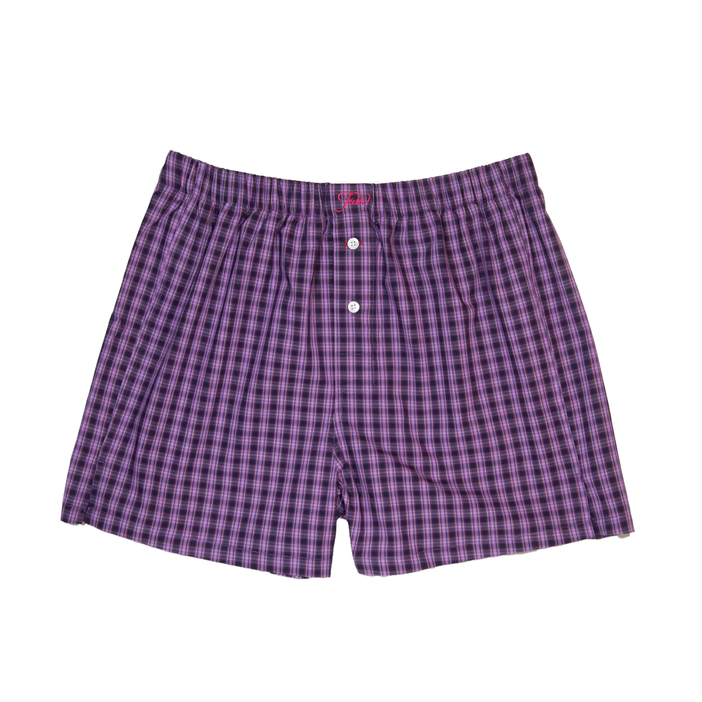 Grape check boxers