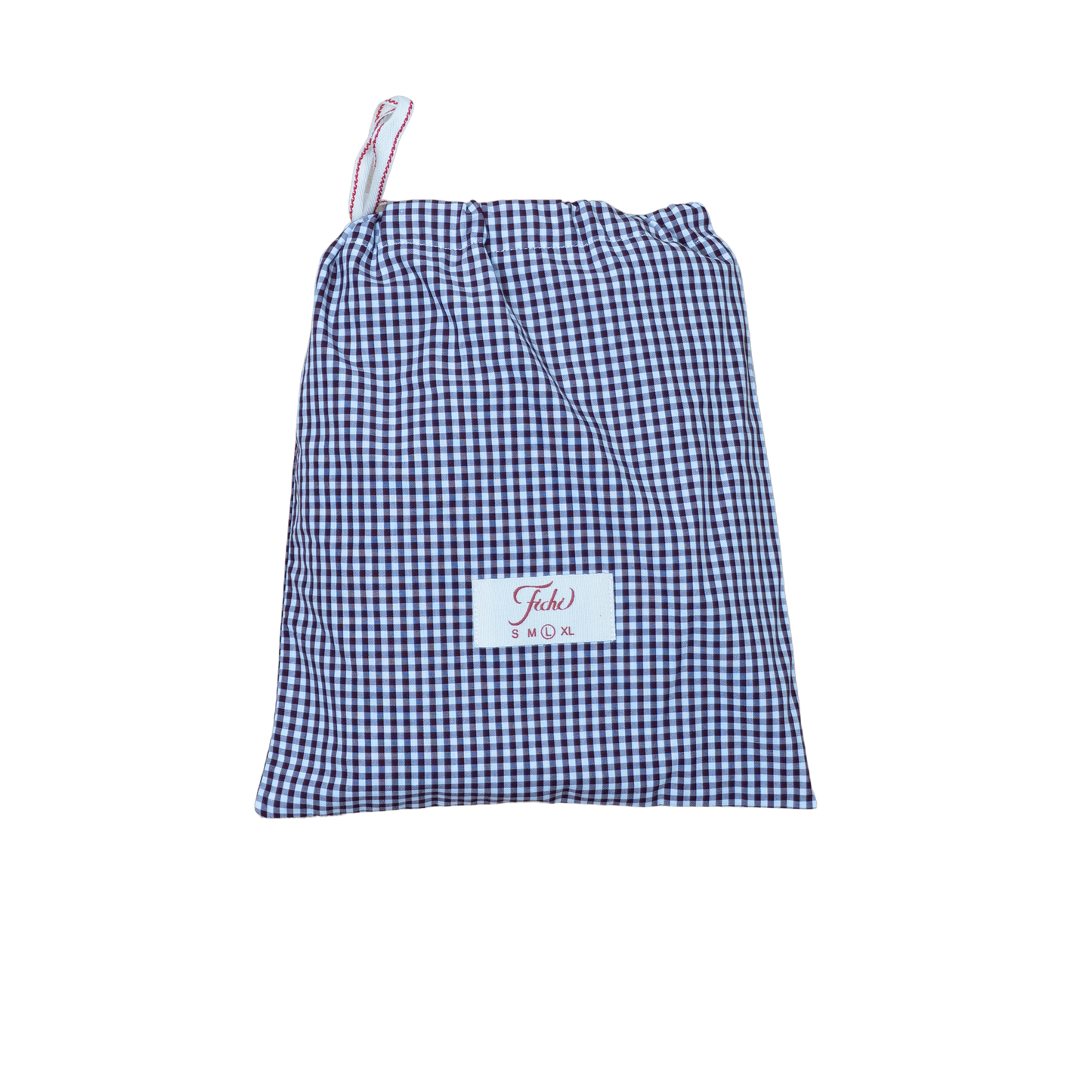 burgundy check boxers