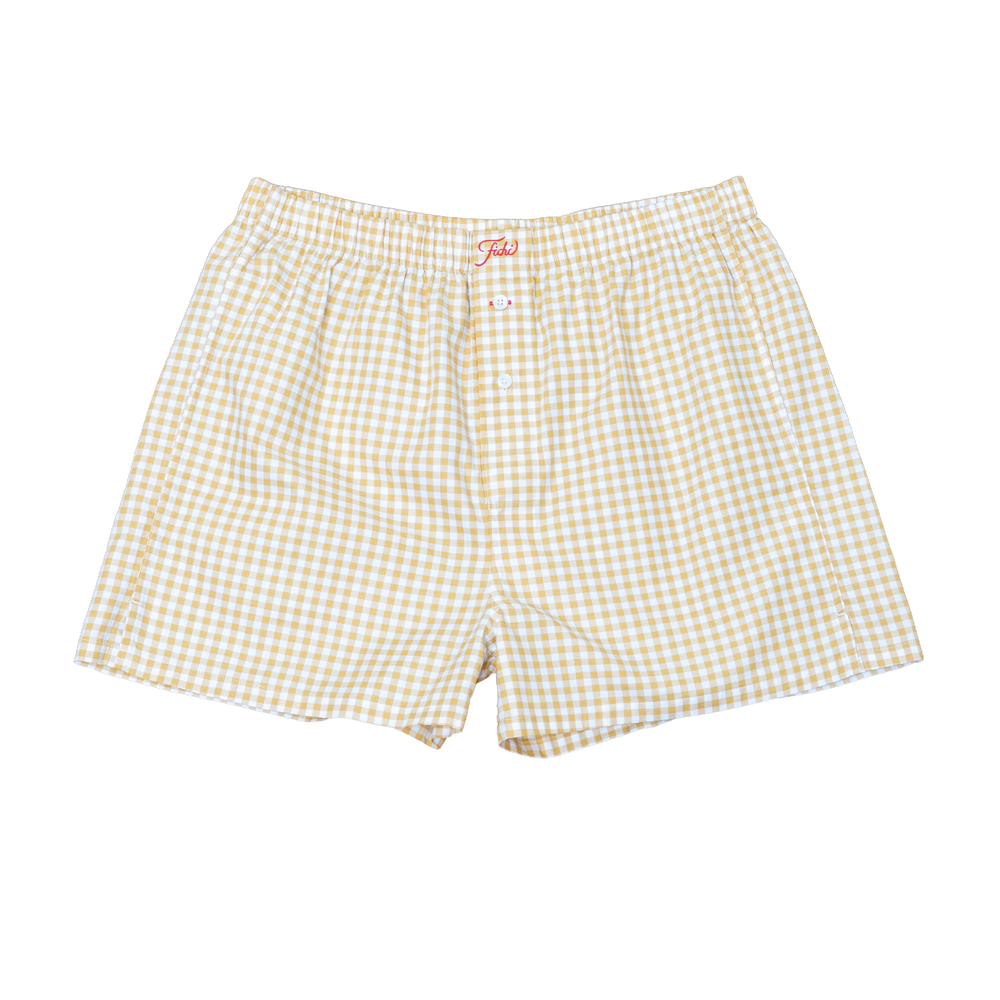 mustard check boxers