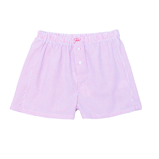 red seersucker stripe boxers