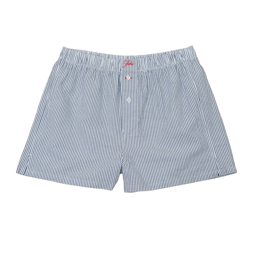 Salt & pepper seersucker boxers