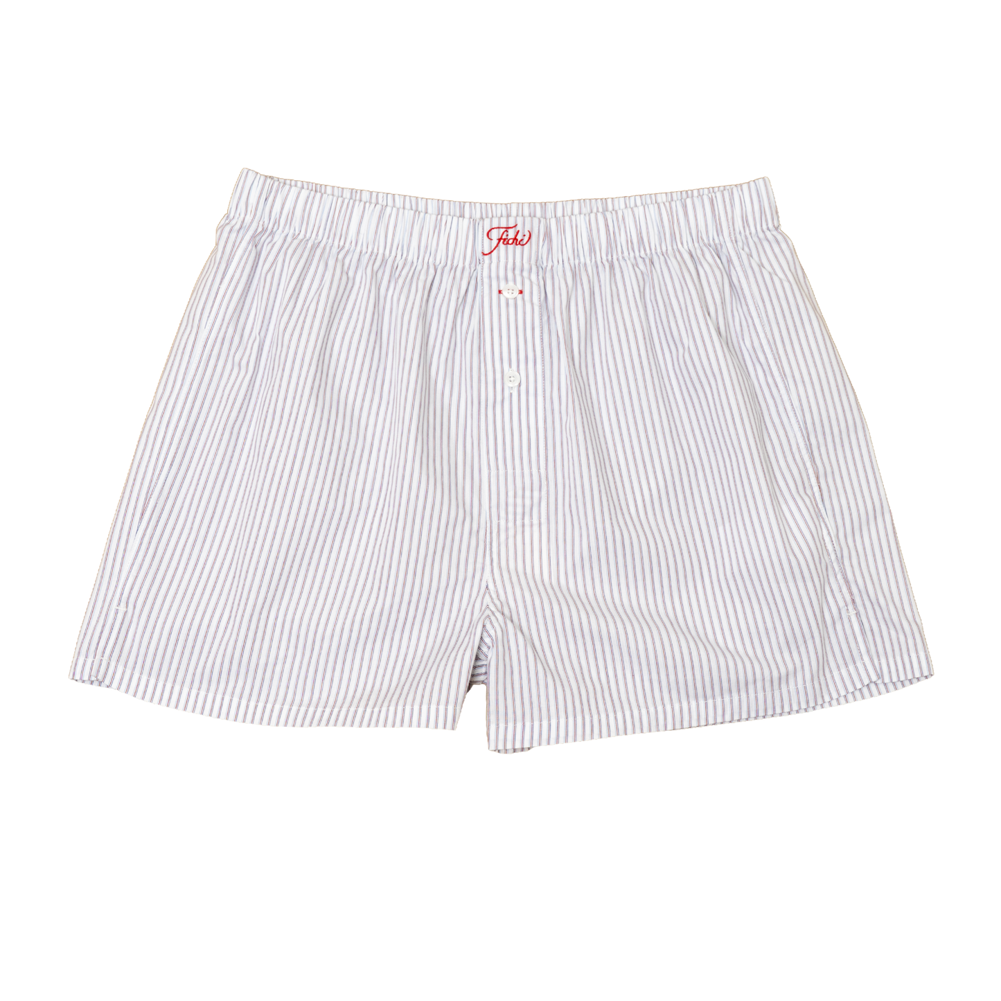 white vintage stripe boxers